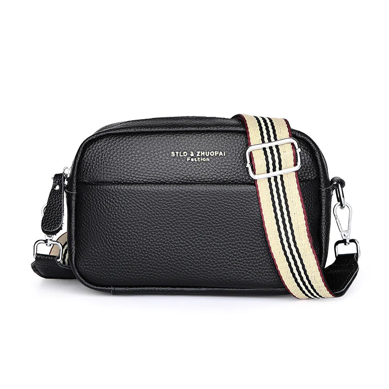 Leather One-shoulder Crossbody Bag