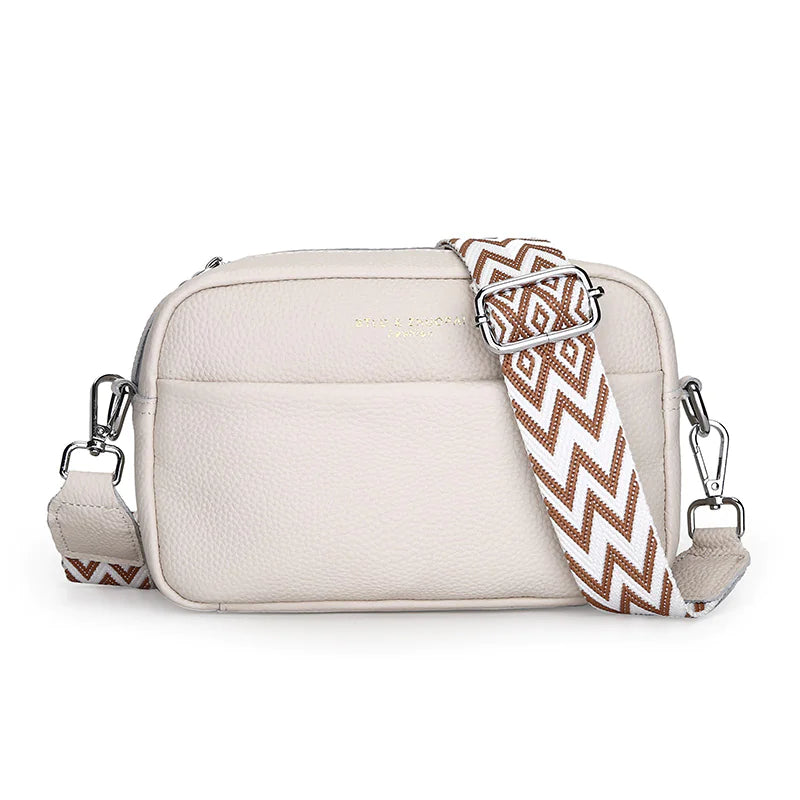 Leather One-shoulder Crossbody Bag